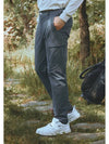 Men s nylon spandex slightly brushed straight fit cargo pants gray - CHALLENGER - BALAAN 3