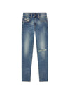 Men's 2019 D-Strukt 007m5 Jeans Blue - DIESEL - BALAAN 1