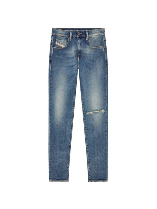 Men's 2019 D-Strukt 007m5 Jeans Blue - DIESEL - BALAAN 2