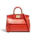 Studio Small Tote Bag Coral - SALVATORE FERRAGAMO - BALAAN 3