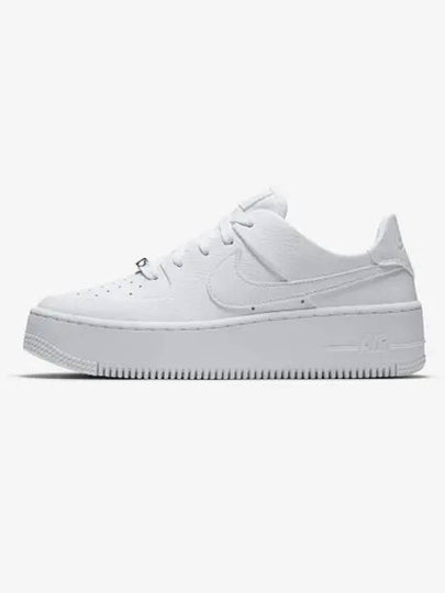 Women's  Air Force 1 Sage Low Top Sneakers White - NIKE - BALAAN 2