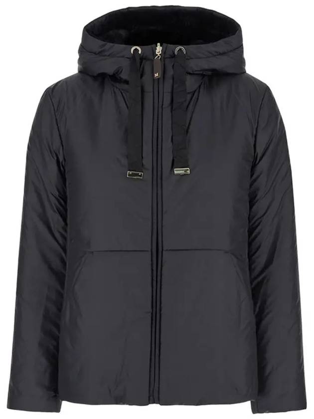 Flinn Reversible Hooded Down Padding Black - MAX MARA - BALAAN 5