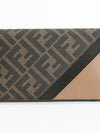 Zipper Around Leather Long Wallet Brown - FENDI - BALAAN 3