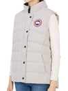 Women's Freestyle Quilted Padding Vest Limestone - CANADA GOOSE - BALAAN.