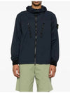 Skin Touch Nylon TC Hooded Jacket Navy - STONE ISLAND - BALAAN 2