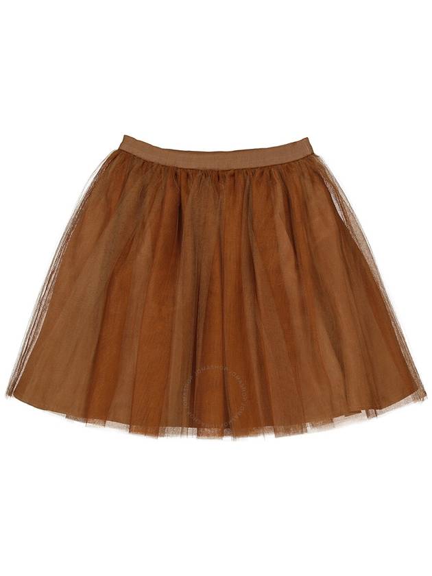 Bonpoint Girls Caramel Supple Tulle Skirt, Size 10Y - BONPOINT - BALAAN 2