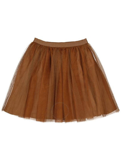 Bonpoint Girls Caramel Supple Tulle Skirt, Size 10Y - BONPOINT - BALAAN 2