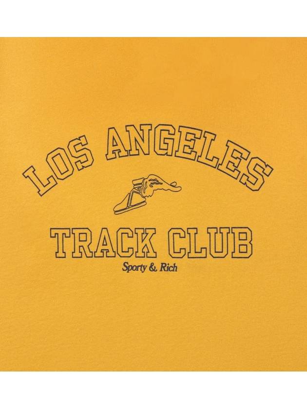 Track Club Logo Print Hoodie HO631GO - SPORTY & RICH - BALAAN 6