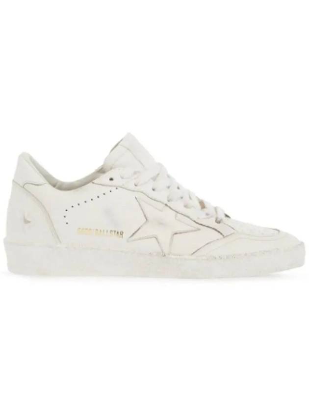 Ball Star Leather Low Top Sneakers White - GOLDEN GOOSE - BALAAN 2