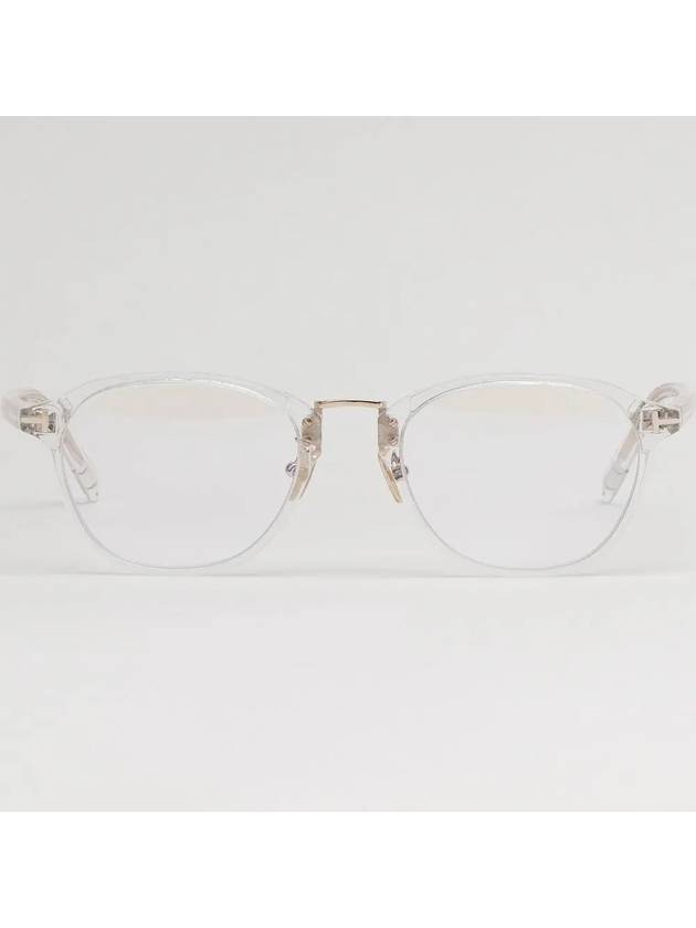 Blue light blocking glasses frame TF5727DB 026 transparent horn rim eye protection - TOM FORD - BALAAN 3