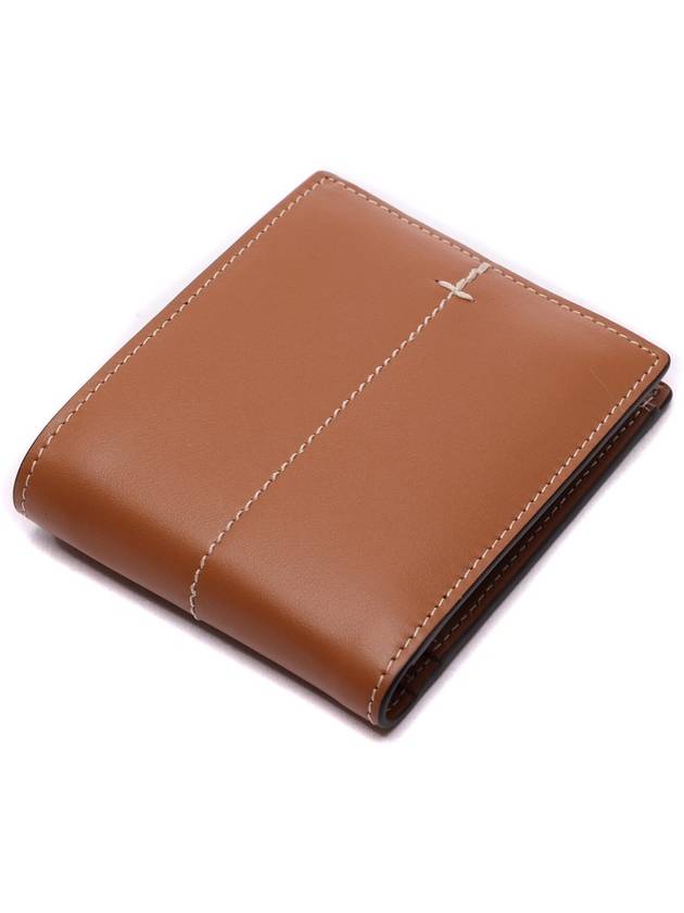 Men's Stitched Bicycle Wallet Brown - TOD'S - BALAAN.