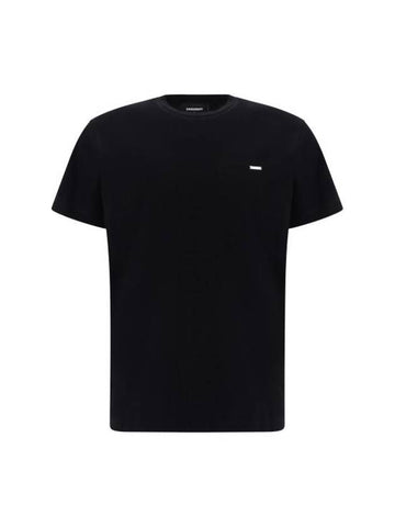 Cool Fit Short Sleeve T-Shirt Black - DSQUARED2 - BALAAN 1