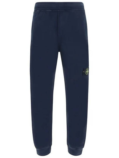 Signature Wappen Patch Cotton Baggy Pants Navy - STONE ISLAND - BALAAN 2