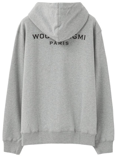 Back logo cotton hood gray - WOOYOUNGMI - BALAAN 1