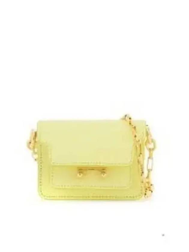 Trunk Nano Chain Crossbody Bag Yellow - MARNI - BALAAN 2