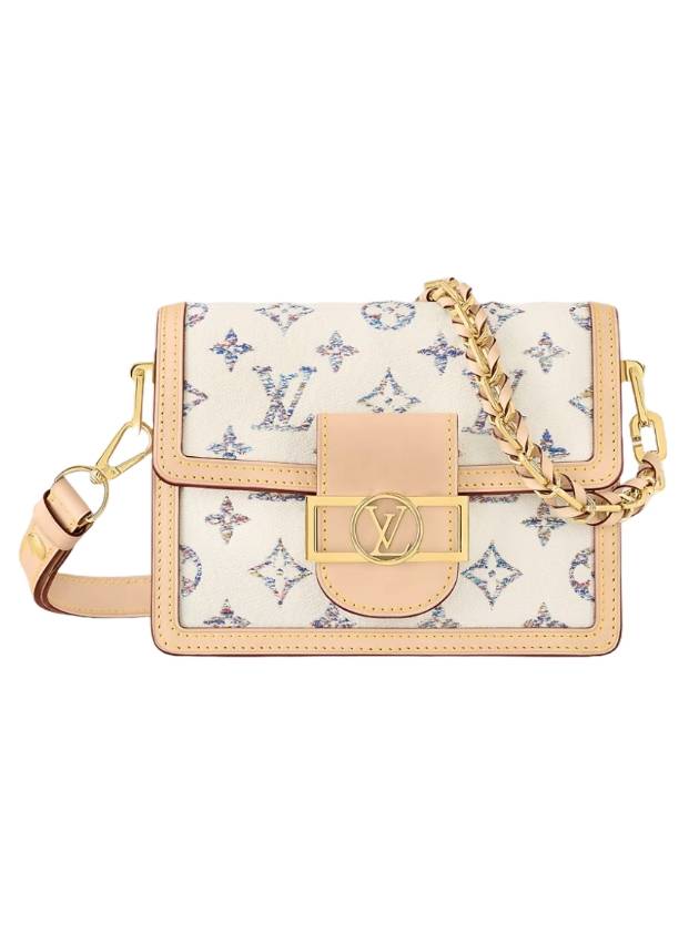 Mini Dauphine Multicolor Shoulder Bag Beige - LOUIS VUITTON - BALAAN 1