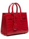 Sac de Jour Nano Bag Crocodile 398711 CS30N 6422 Red - SAINT LAURENT - BALAAN 2