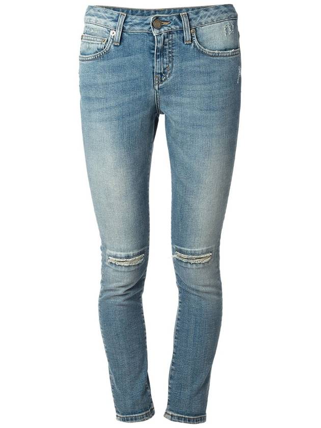 Knee Distressed denim - SAINT LAURENT - BALAAN 1