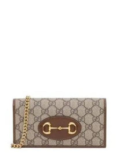 Horsebit 1955 Chain Cross Bag Beige Ebony - GUCCI - BALAAN 2