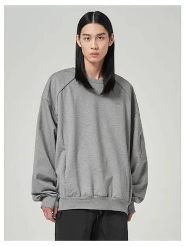 Cotton side zip light sweatshirt gray domestic product GM0024020771767 - JUUN.J - BALAAN 1