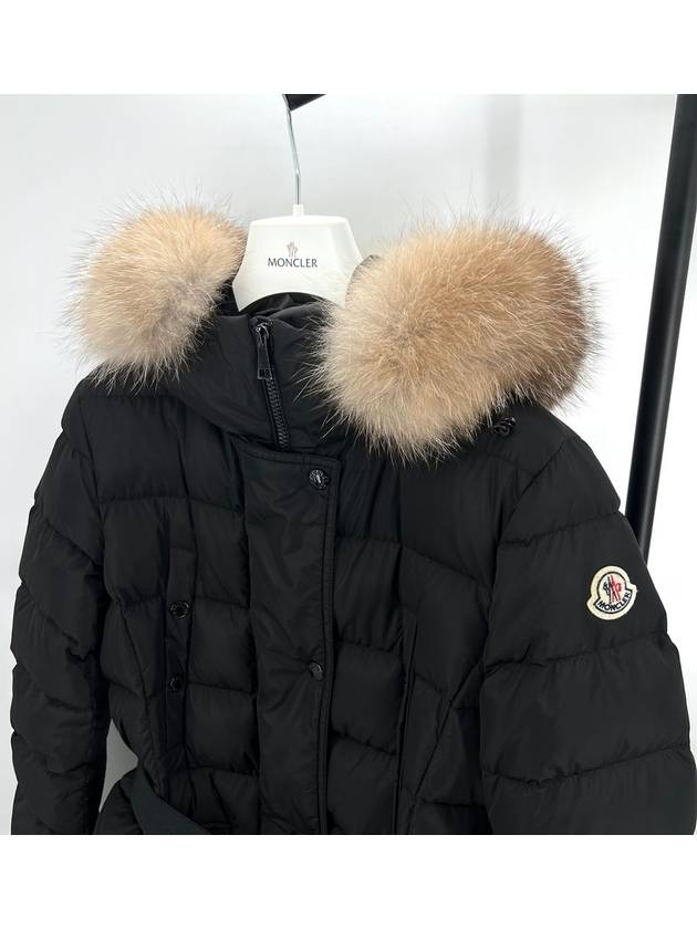 Chloe Women s Long Padding Fox Fur Black Size 2 - MONCLER - BALAAN 3