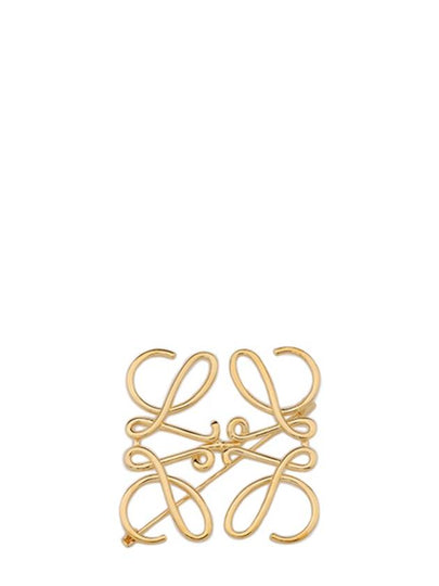 Anagram Metal Brooch Gold - LOEWE - BALAAN 2