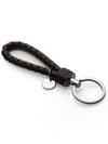 Intrecciato Leather Key Holder Espresso - BOTTEGA VENETA - BALAAN 3