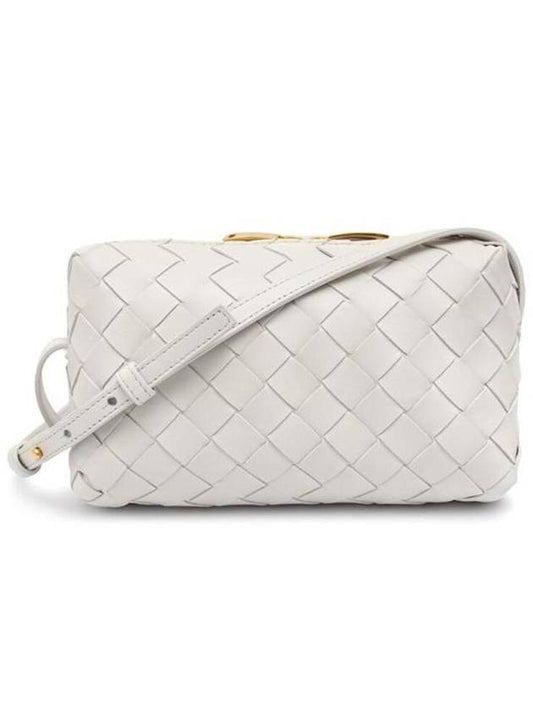 Intrecciato Mini Cross Bag White - BOTTEGA VENETA - BALAAN 2