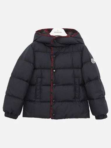 Monkle Kids Patch Logo Bataan Hooded Padded Baby Jacket 1A00017 549SK 778 BATARN 270362 1044111 - MONCLER - BALAAN 1