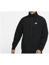 Big Swoosh Fleece Full Zip Jacket Black - NIKE - BALAAN 8