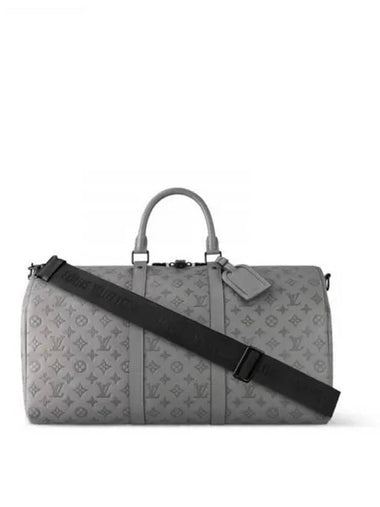 Carrier Travel Bag Boston Keepall 50 Bandouli re Monogram Shadow M46117 - LOUIS VUITTON - BALAAN 1