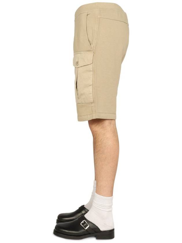 Pocket Bermuda Shorts Beige - TEN C - BALAAN 4