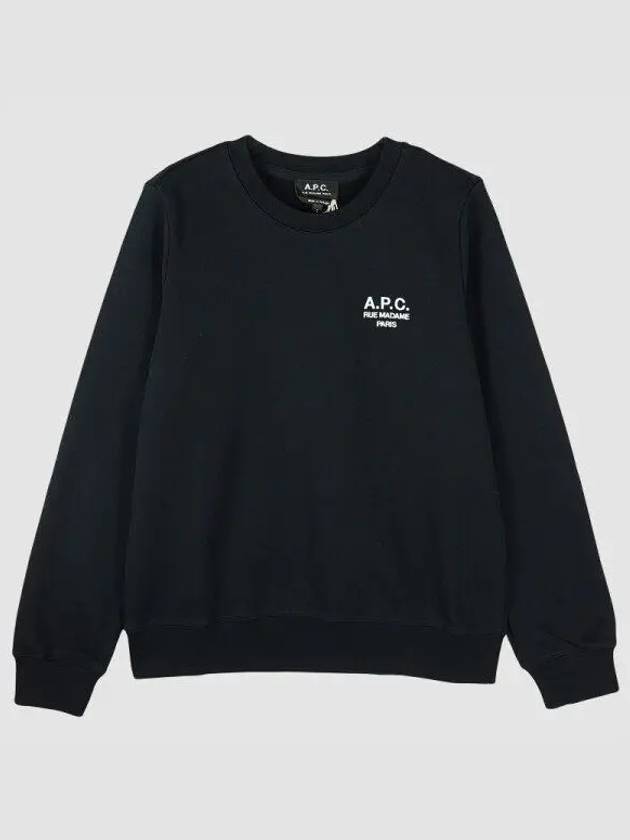 Women s Sky Logo Sweatshirt Black COEZD F27700 1061698 - A.P.C. - BALAAN 1