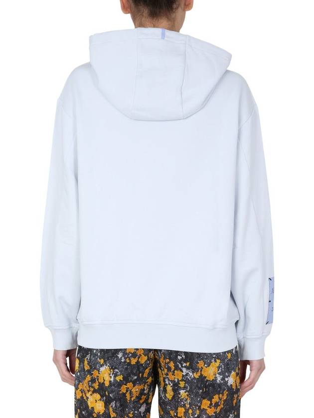 Hooded Sweatshirt 639543 RQJ234552 BABY BLUE - ALEXANDER MCQUEEN - BALAAN 4