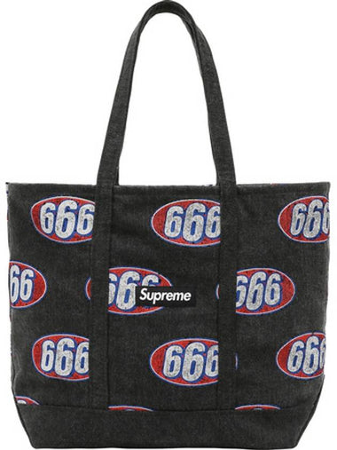 666 Denim Tote Bag Black 666 Denim Tote Bag Black - SUPREME - BALAAN 1