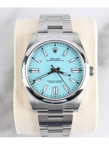 Rolex Oyster Perpetual 41 Turquoise Blue 22 Years - ROLEX - BALAAN 1