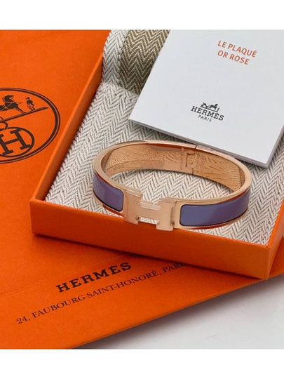 Clic H Bracelet Rose Gold - HERMES - BALAAN 2