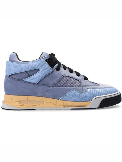 Men's Mid Top Trainer Low Top Sneakers Blue Grey - MAISON MARGIELA - BALAAN 2