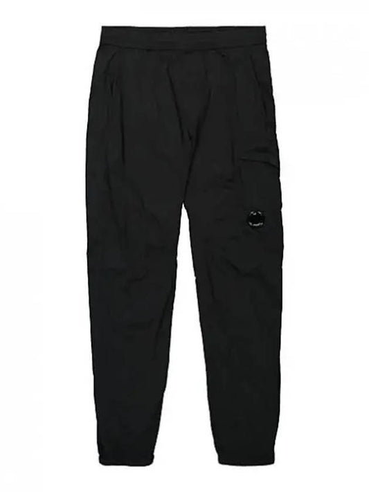 Lens Wappen Technical Cargo Track Pants Black - CP COMPANY - BALAAN 2