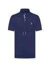 Logo Cotton Polo Shirt Navy - BRUNELLO CUCINELLI - BALAAN 2