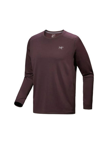 Cormac Heavyweight Long Sleeve T-Shirt Phantom - ARC'TERYX - BALAAN 1