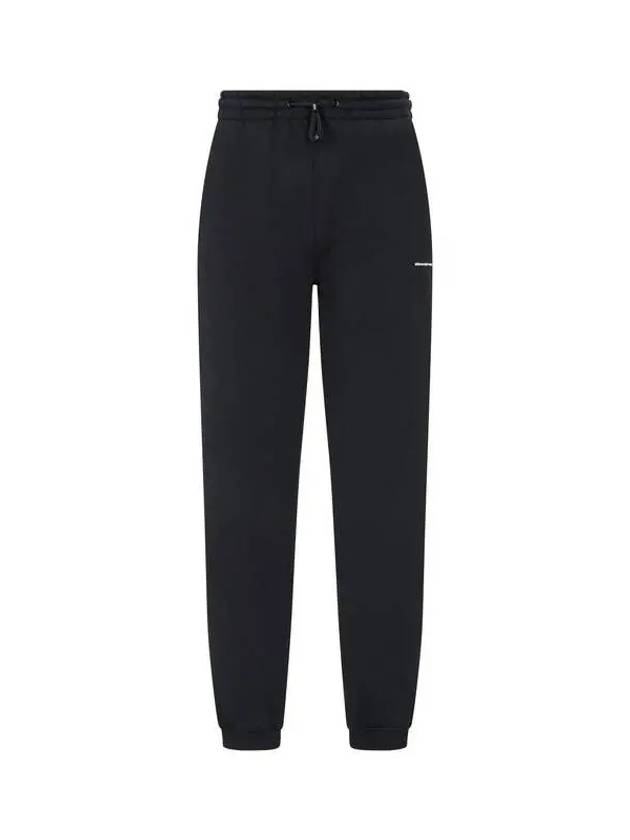 UNISEX Mini Logo Drawstring Jogger Pants Black - ALEXANDER WANG - BALAAN 1