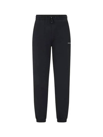 UNISEX Mini Logo Drawstring Jogger Pants Black - ALEXANDER WANG - BALAAN 1