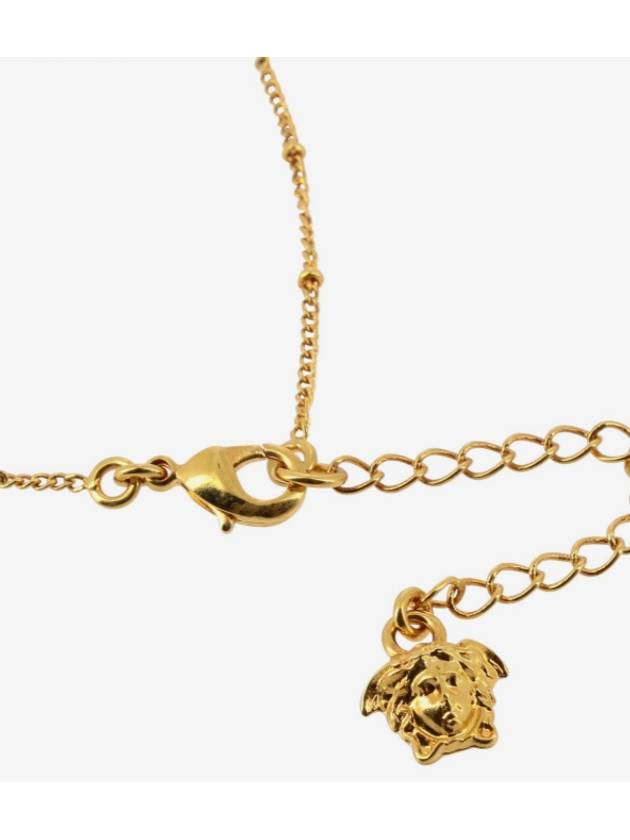 Women Medusa Icon Necklace Black Gold - VERSACE - BALAAN 4