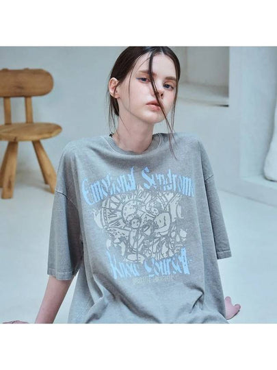 Emotional Angel Pigment Short Sleeve T Shirt Ghost Gray - CPGN STUDIO - BALAAN 2