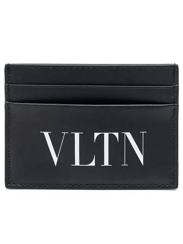 VLTN Logo Card Wallet Black - VALENTINO - BALAAN 3