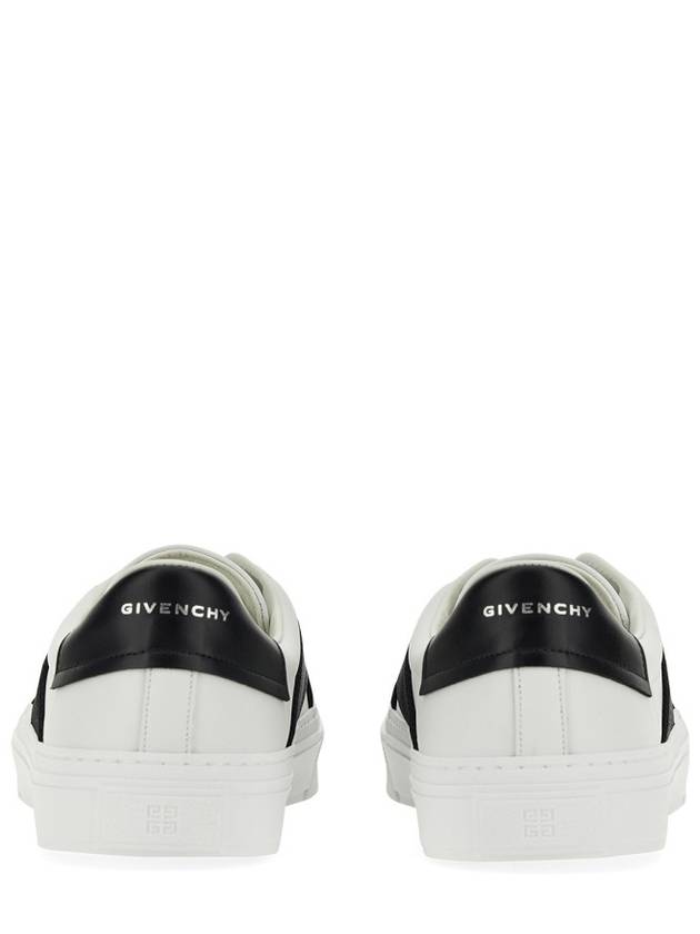 Double Webbing Strap Leather Slip Ons White - GIVENCHY - BALAAN 2