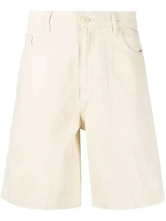 Gilberto High Waist Denim Shorts White - A.P.C. - BALAAN 1