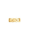 Coco Crush Quilted Motif Small Ring Gold - CHANEL - BALAAN 5