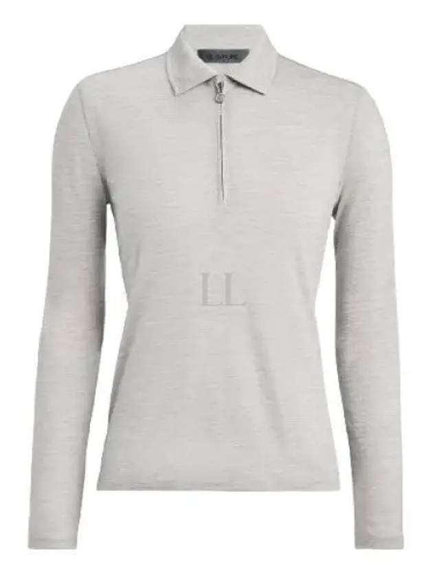 24 Lightweight Fine Wool LS Polo GLP000030 LHGR Women Long Sleeve - G/FORE - BALAAN 1